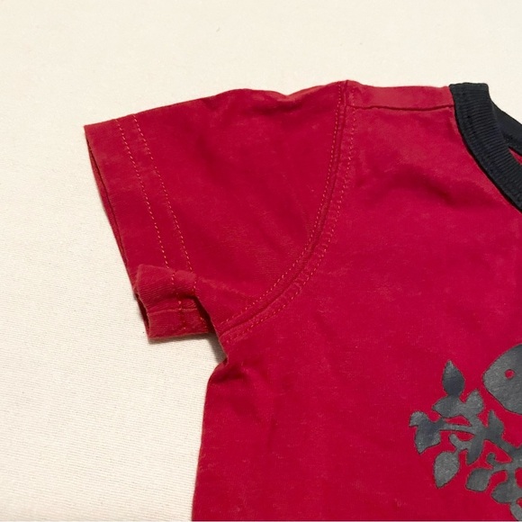 Roots Baby Red Canada Tshirt 6-12 Months Shirt - Picture 4 of 16
